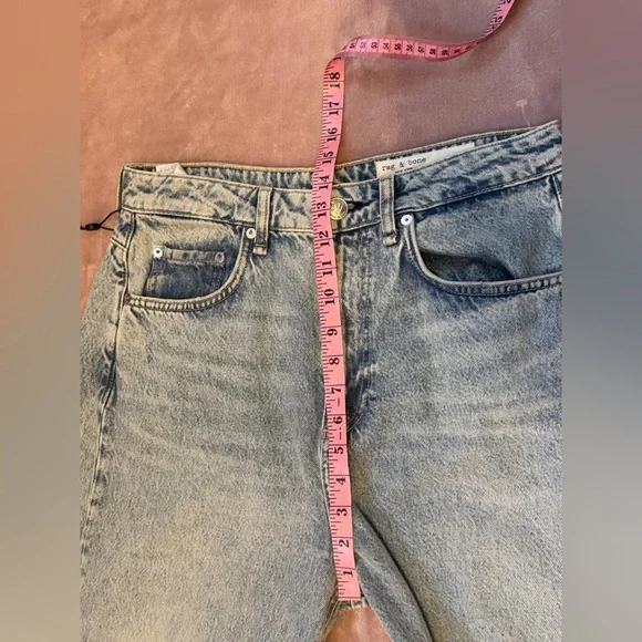 NWT rag & bone Charlie High-Rise Barrel Jeans size 29 - Picture 7 of 9